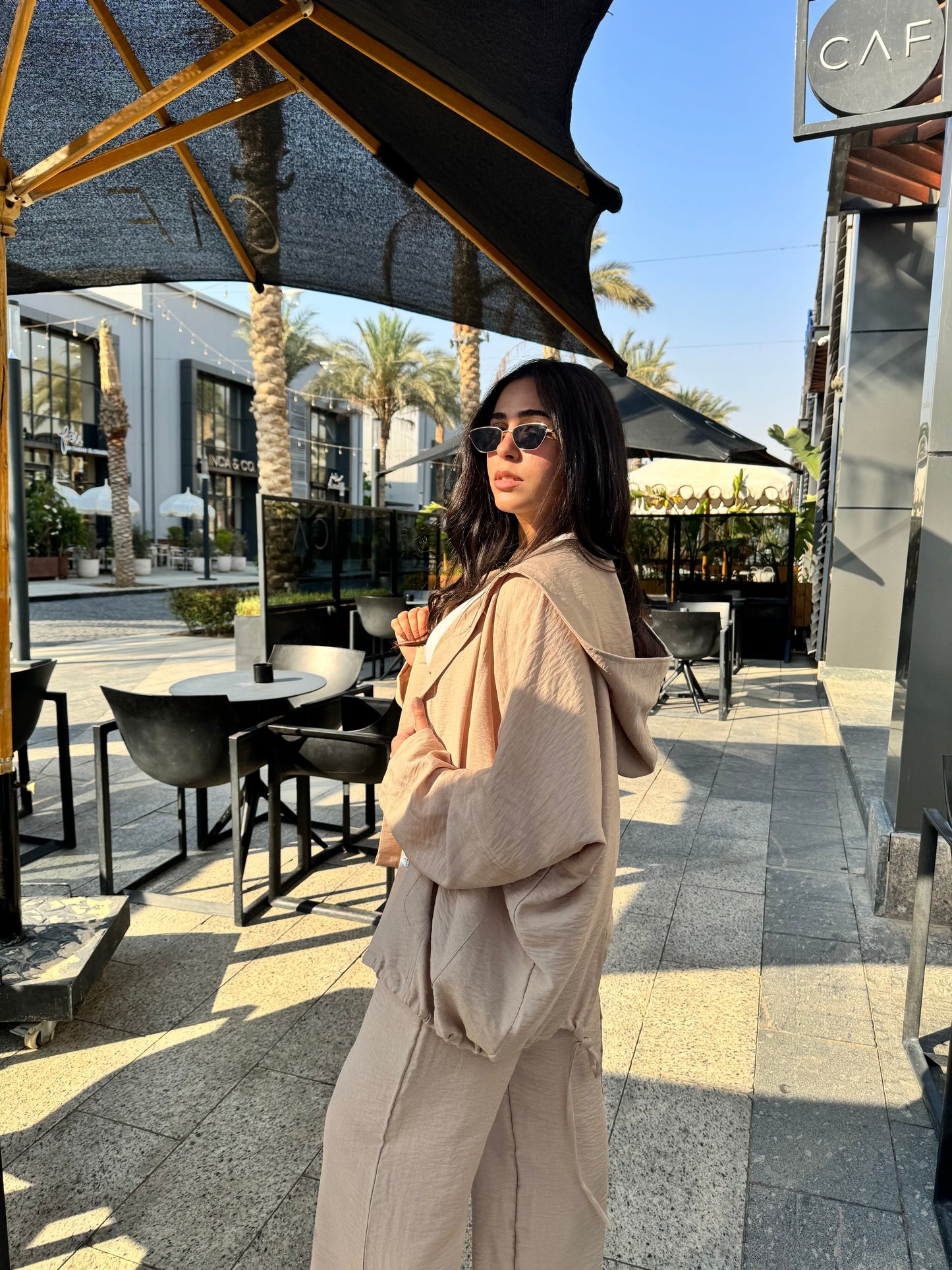 Beige Relaxed Co-ord Set
