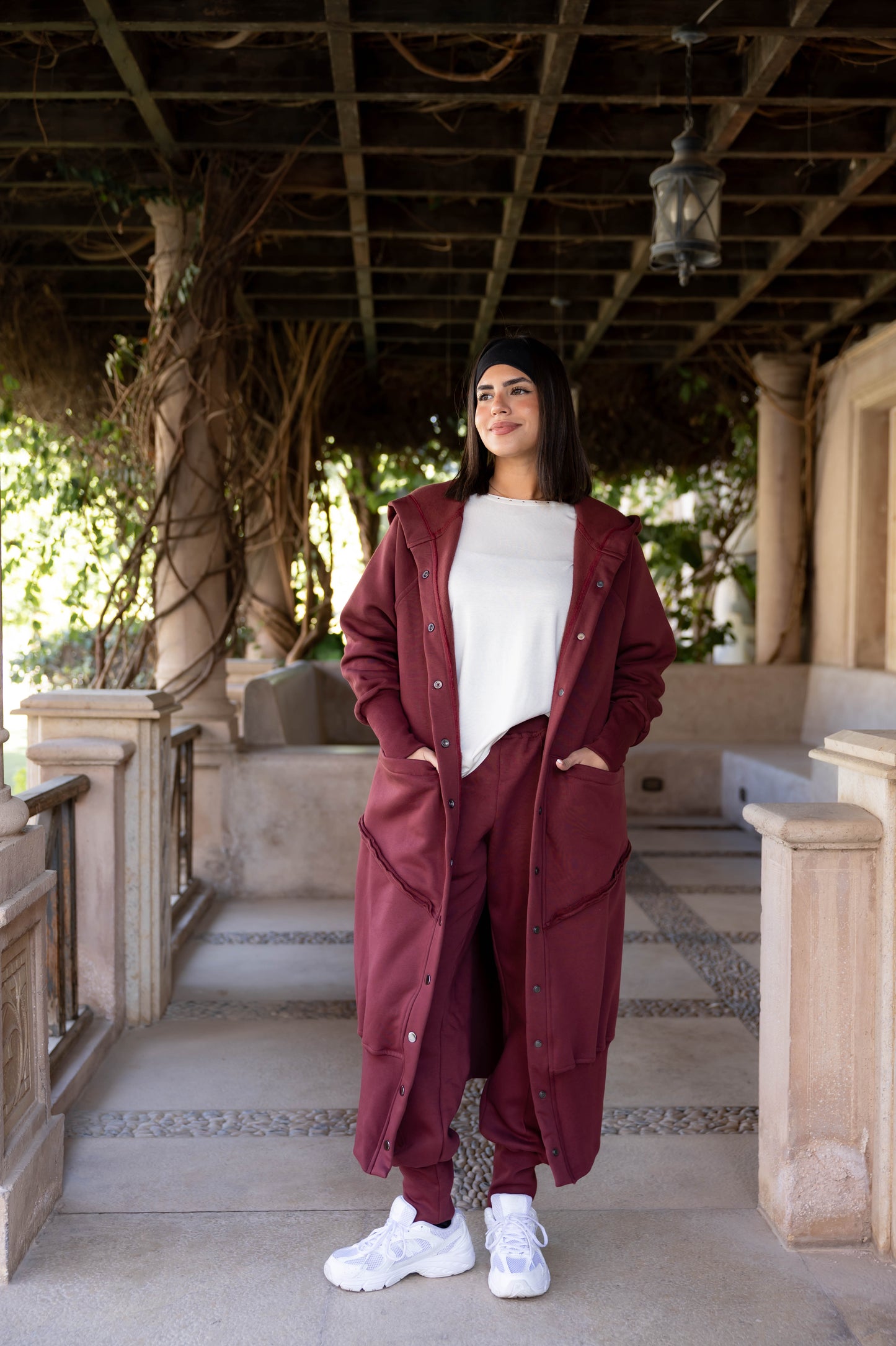 The Horizon Raw-Edge Tracksuit Set