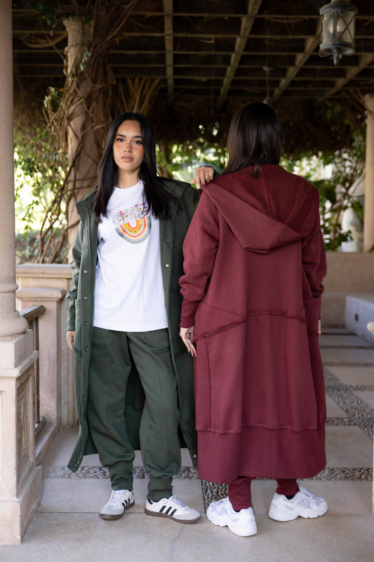 The Horizon Raw-Edge Tracksuit Set