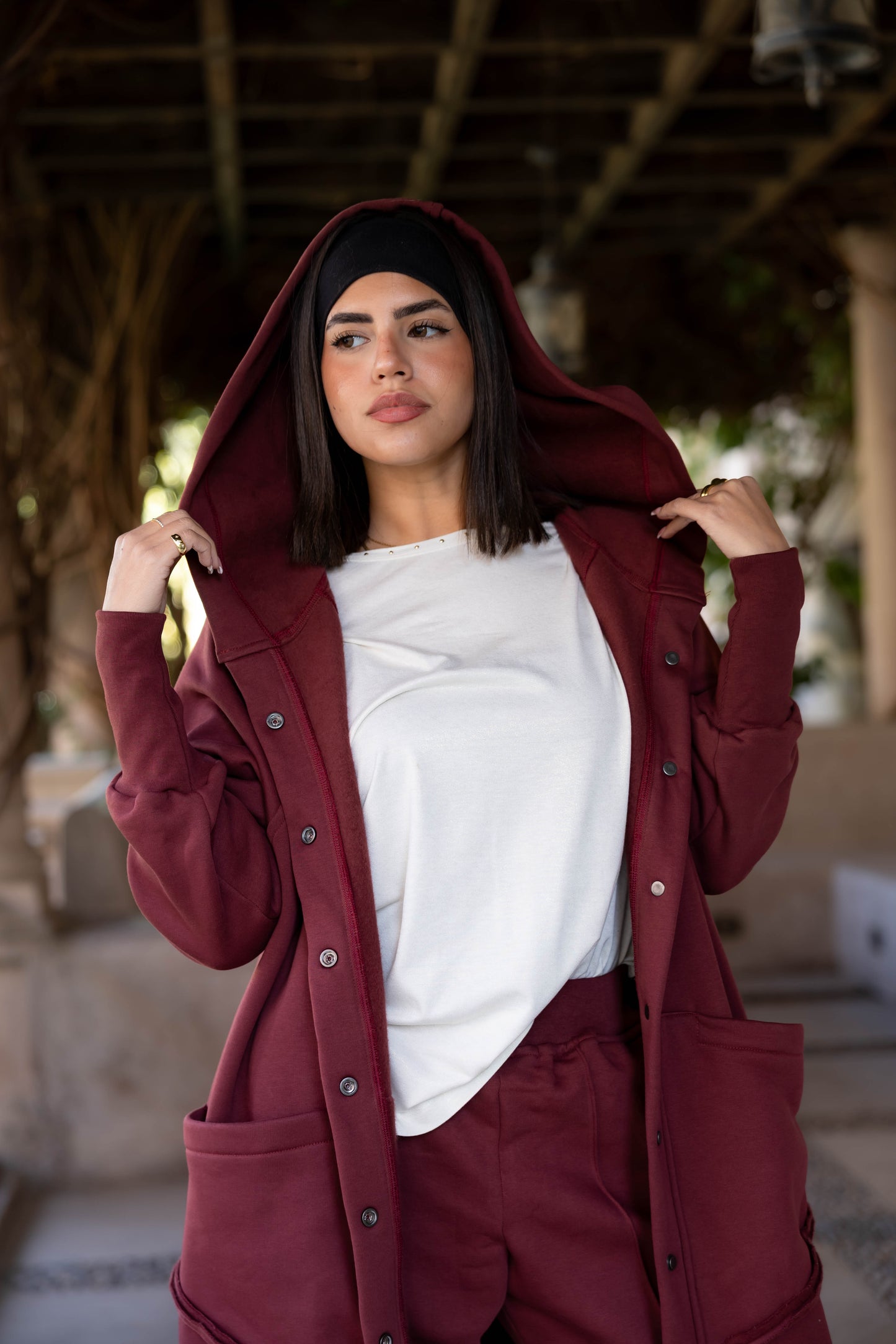 The Horizon Raw-Edge Tracksuit Set